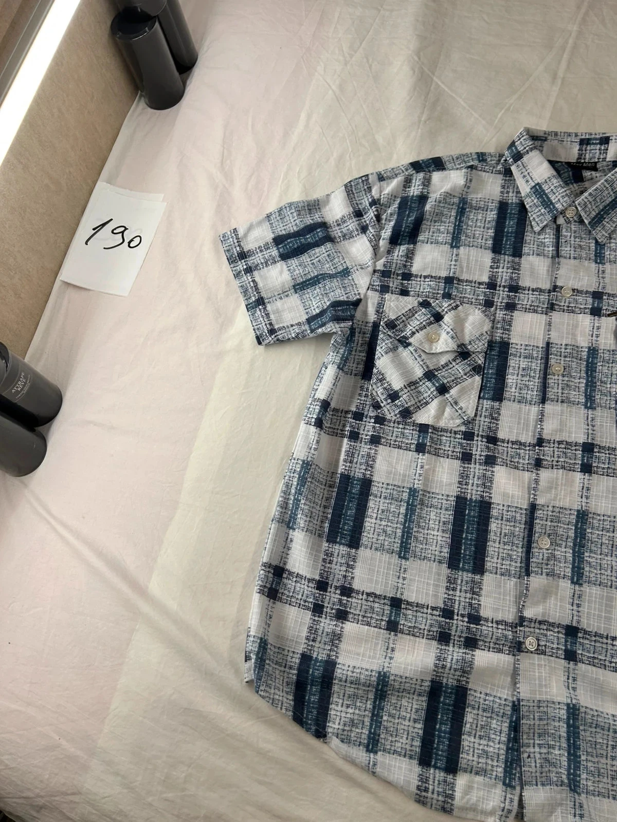 Camisa de manga corta a cuadros Max Men – photo 3